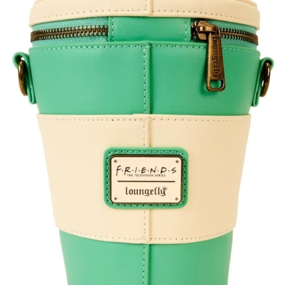 NWT Loungefly Friends Central Perk Coffee Cup Crossbody Bag - Picture 4 of 5